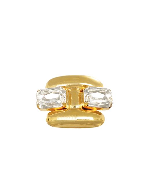 Anello Bridge in metallo e cristallo DE LIGUORO | 66N119UNICA